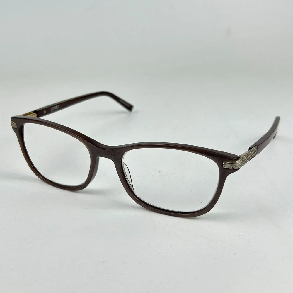 Jones New York J768 Women Eyeglasses Frame Taupe Plastic Full Rim 53-17-135‎ mm